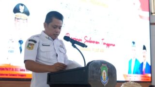 RAKOR ANALISIS CAPAIAN KINERJA SULTRA DIGELAR DI BOMBANA, STAF AHLI BUKA KEGIATAN
