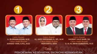 Pengumuman Debat Publik Kedua Pasangan Calon Bupati dan Wakil Bupati Kabupaten Bombana Tahun 2024